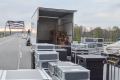 Veranstaltung in Salzgitter gegen Atommüll beim Ausladen