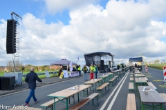 Die Frühstücksmeile von einer Seite